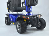 Kiwi 1400 Heavy Duty Sport Mobility Scooter front headlights suspension and wheels