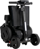 Pride GoGo Carbon Folding Travel Scooter Folded from front