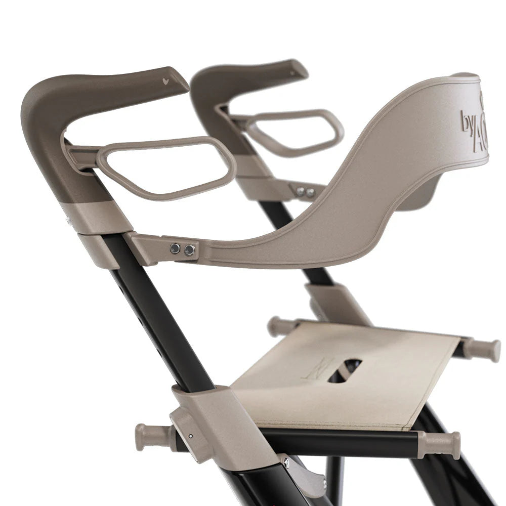 byACRE Ultralight Backrest Close up on Black Walker