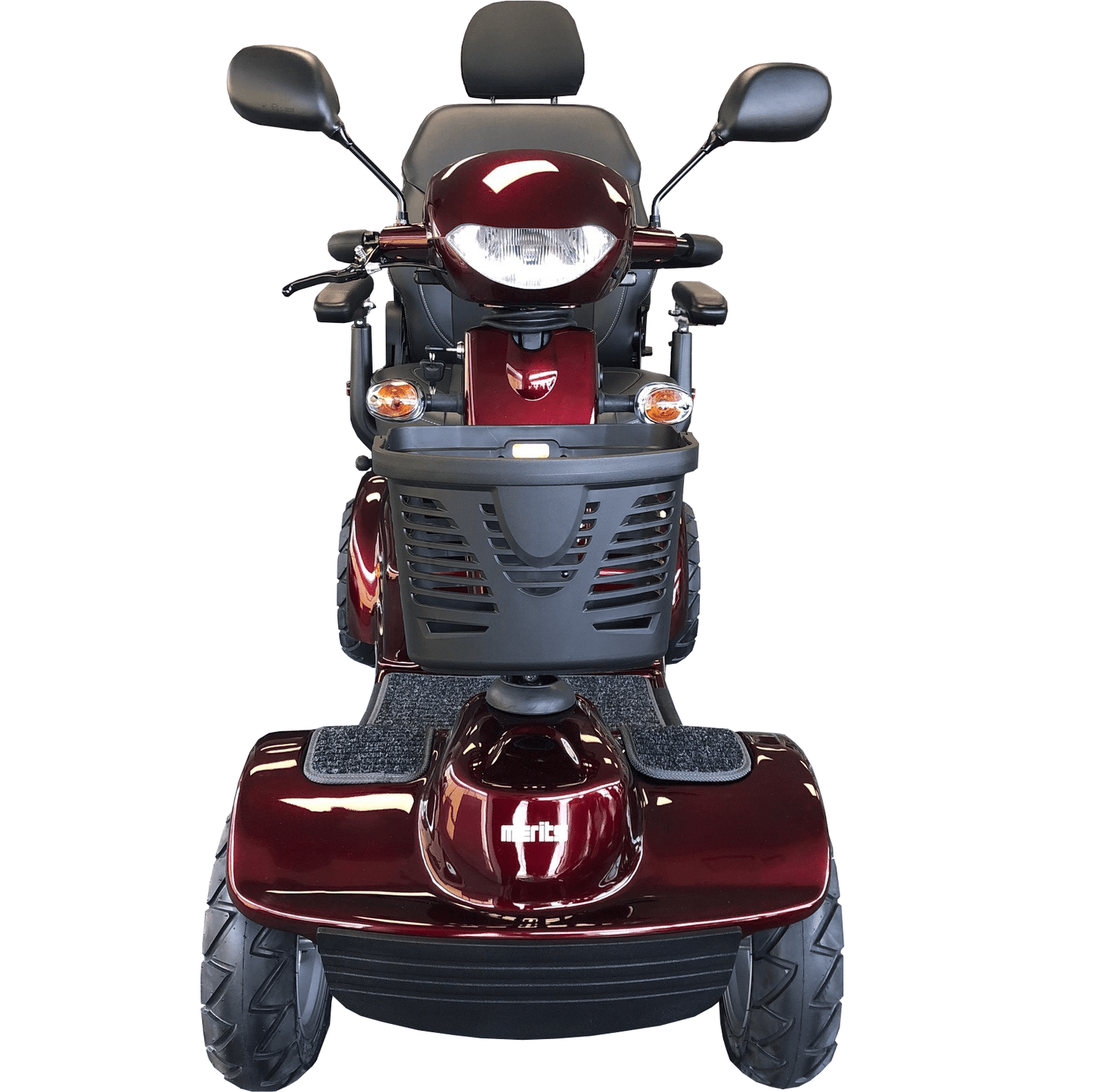 Merits Cross Country Mobility Scooter Maroon Front