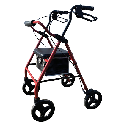 Goldfern ECO-Lite Rollator red