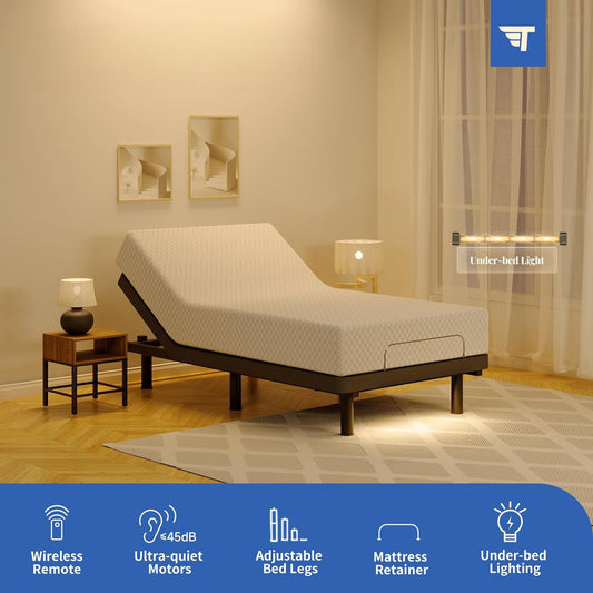 AMW Adjustable Bed with Wireless Remote