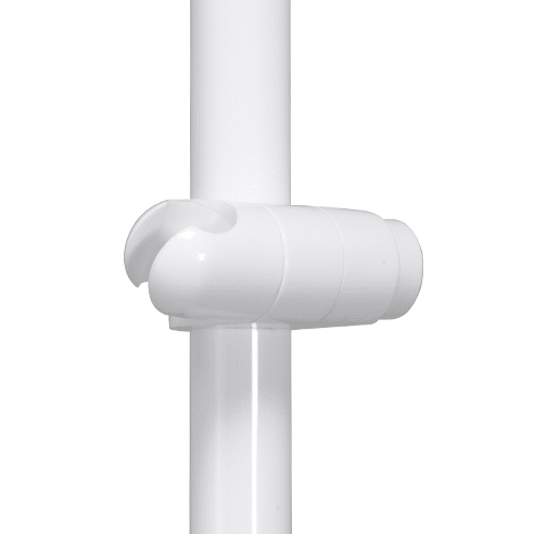 T-Shaped Grab Rail white shower rose holder