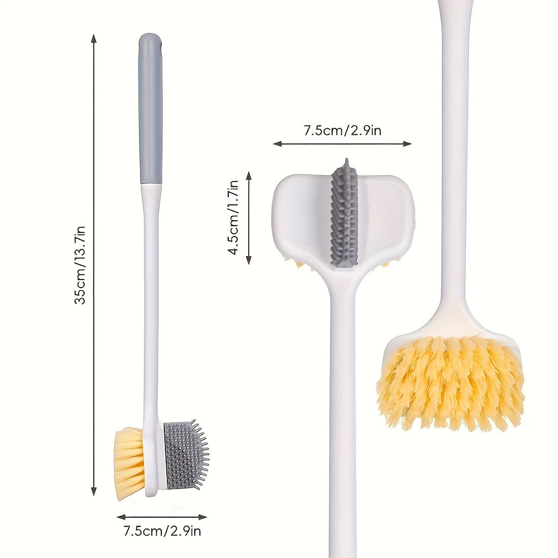 Foot and Toe Cleaning Brush dimensions