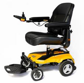 Merits Regal EZ Power Chair quarter view Gold