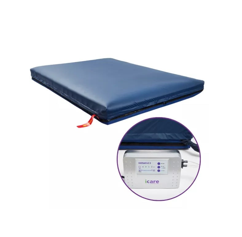 icare VersaFlo3™ Mattress System Photograph with Pump