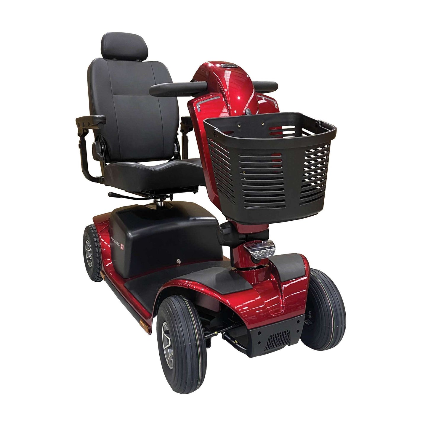 Pride Mobility Pathrider 10 2.0 DX4 Mobility Scooter Front Quarter View