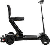 Pride GoGo Carbon Folding Travel Scooter black side view