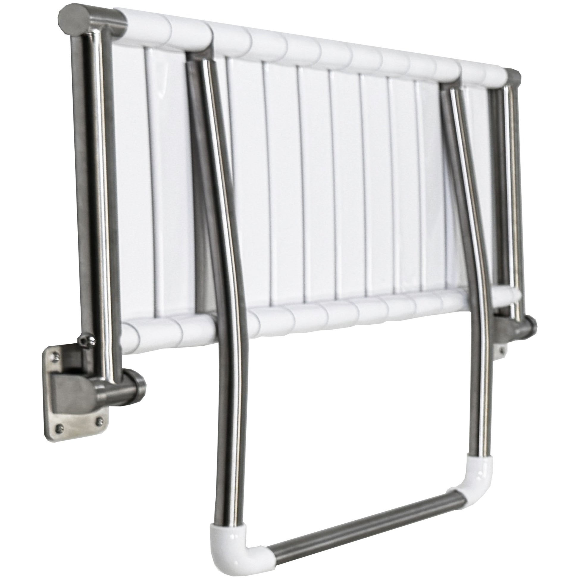 Wall Mounted Folding Shower Seat 845mm Folded Up