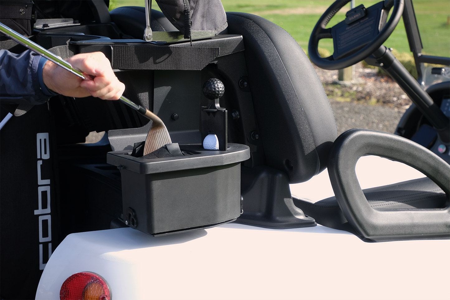 EuroCarts Premium Series Golf Cart Ball and Club washer