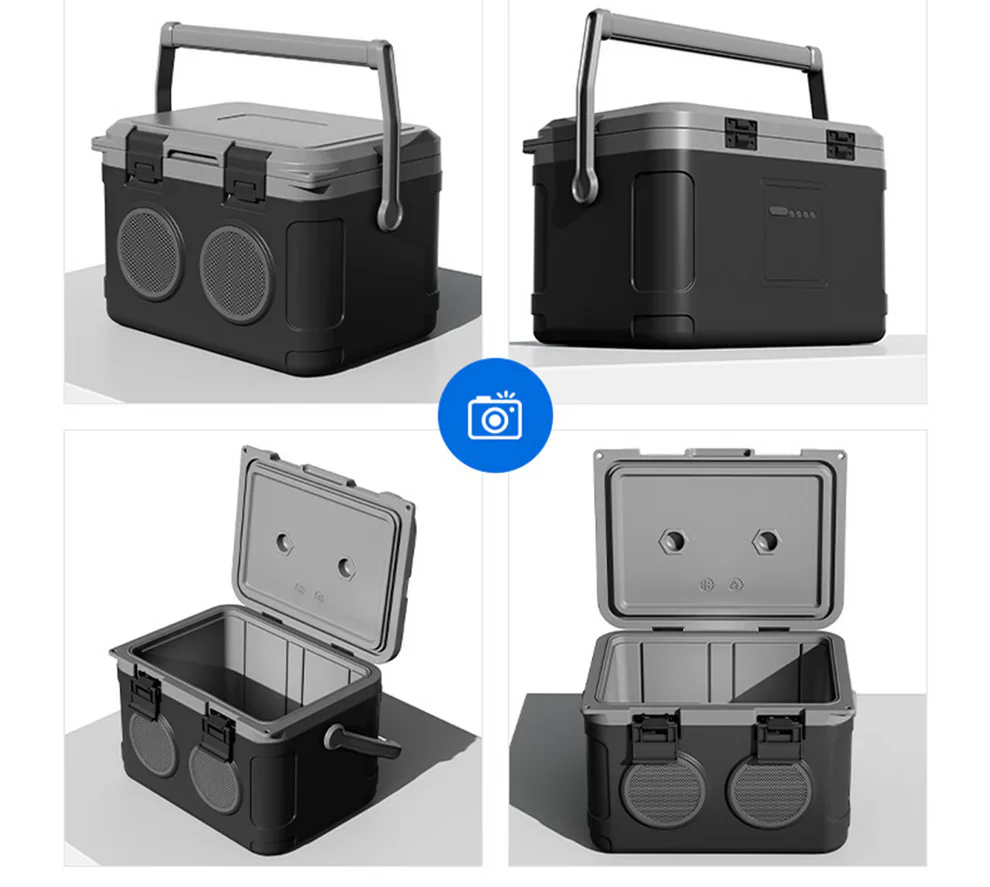Cooler Box with Bluetooth Speakers & Seat Function for Veehop Scooters