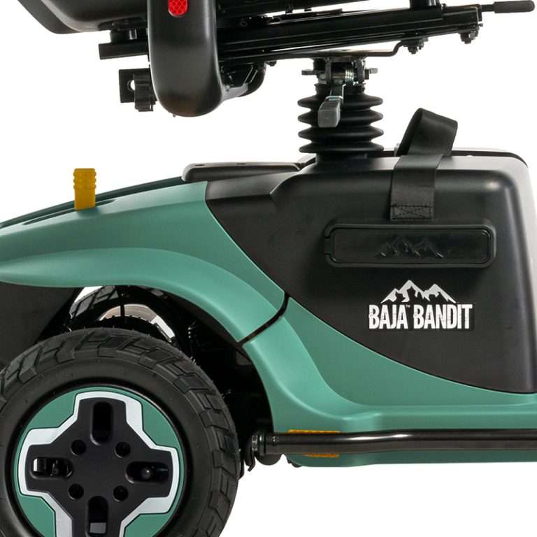 Pride Mobility Baja Bandit Mobility Scooter Rear wheel and battery compartment box