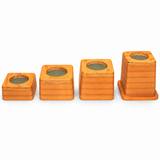 Tas-Tech Chair / Bed Blocks showing different height profiles