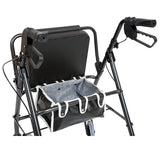 Heavy Duty Premium Rollator seat and bag