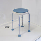 Shower Stool with Rotating Seat in shower