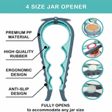 Goldfern GripMate Jar Opener with features highlighted on a white background