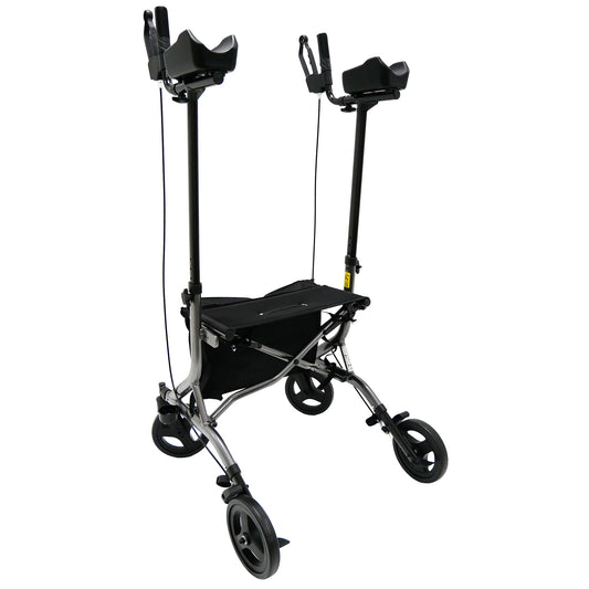 Goldfern X-FOLD Rollator with Gutter Arm Kit