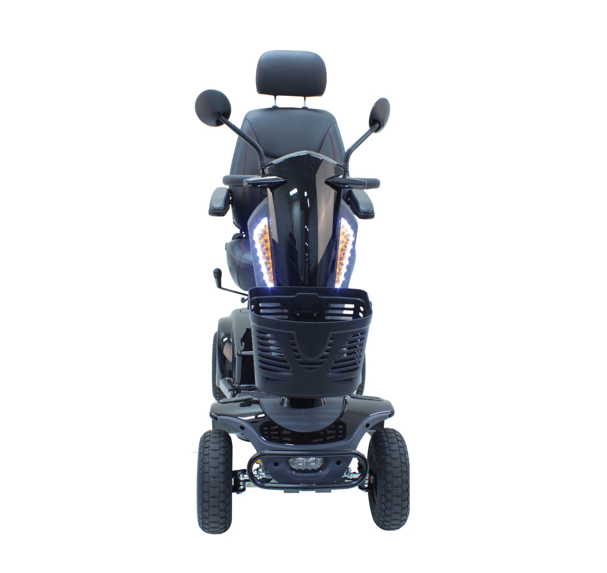 Heartway PF6KS+ mobility scooter carbon black front
