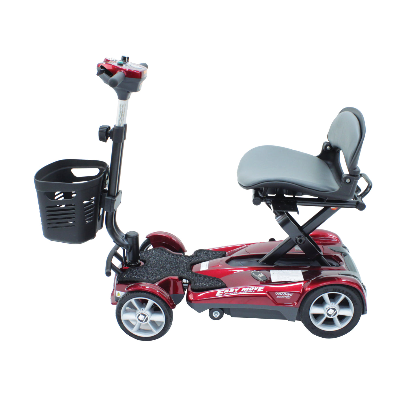 Heartway S21F Mobility Scooter Side View Red