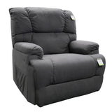 Velvet Gray Heavy Duty Electric Lift recliner chair
