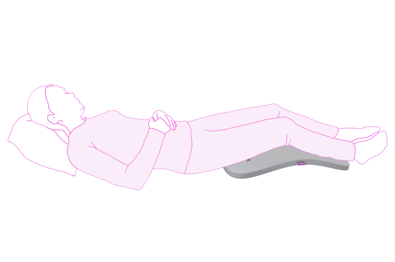 icare Pressure Pad IC194 In-Use on Bed