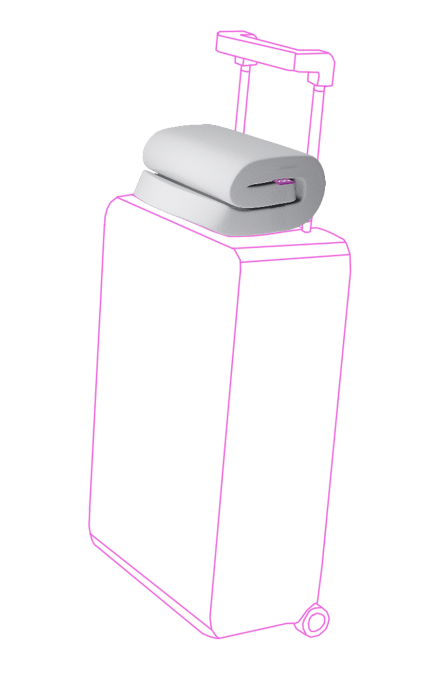 icare Pressure Pad IC194 Stowed for Travel