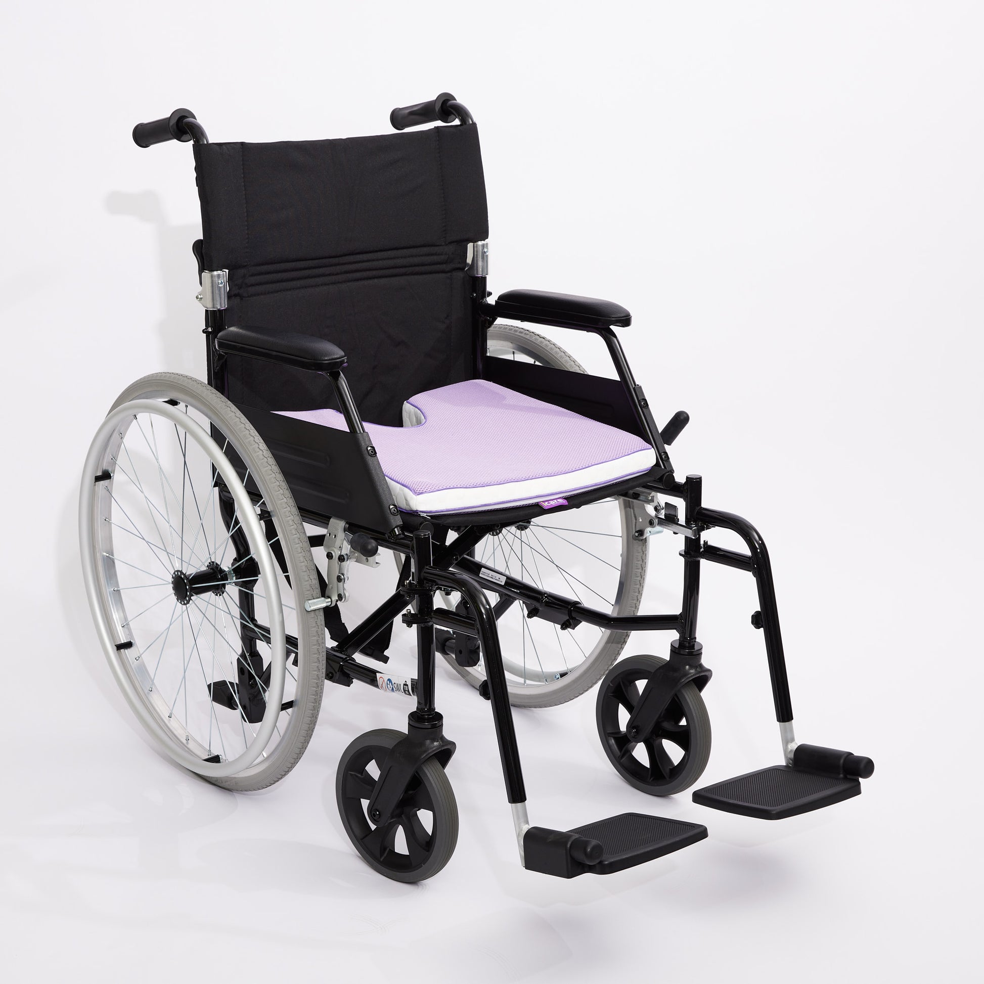 icare Coccyx Wedge on wheelchair