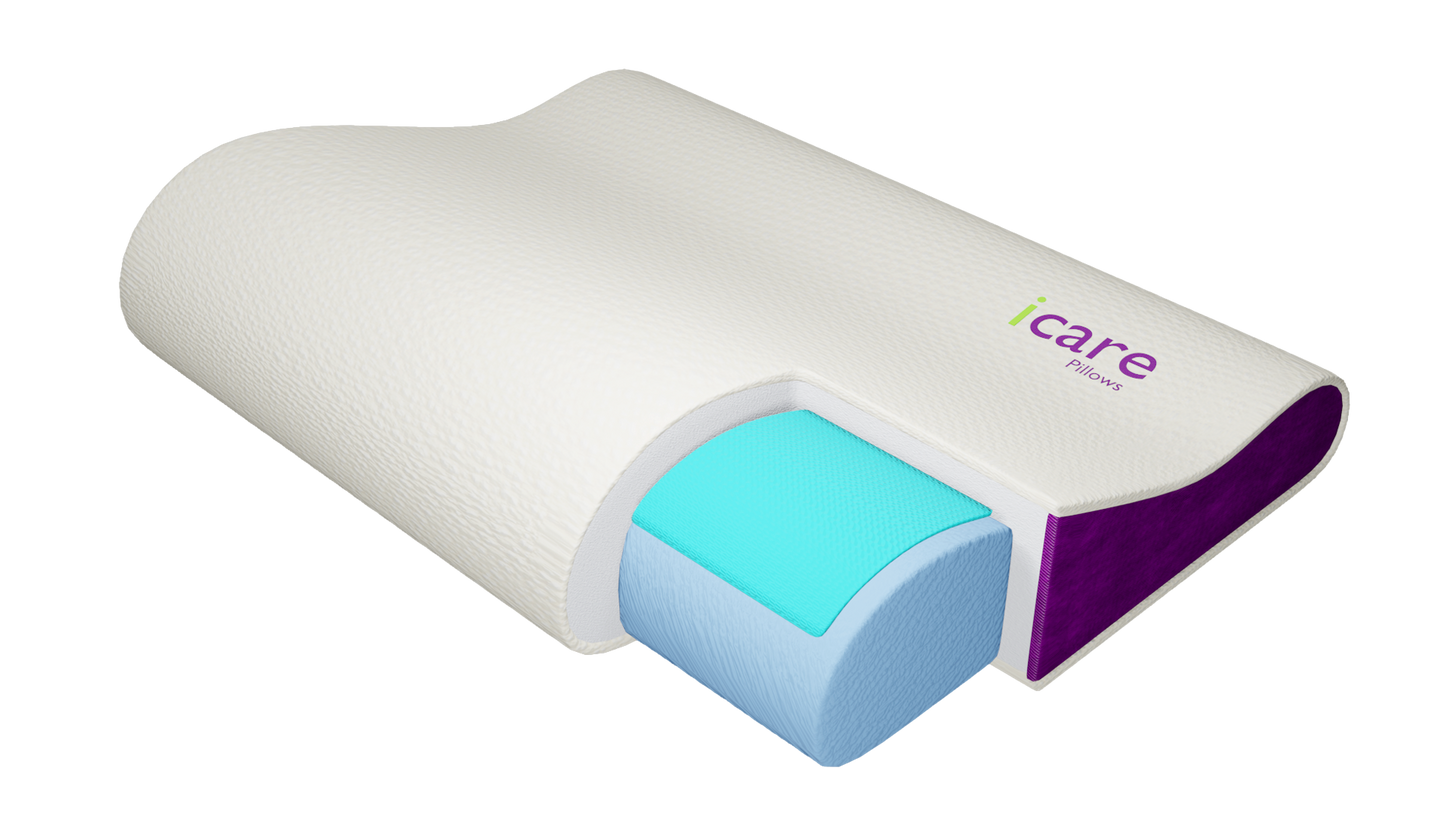 icare ActiveX™ Contoured Pillow render cutaway