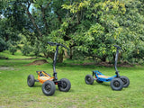 Veehop Electric ATV Blue and Orange in Park