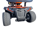 Kiwi 1400 Heavy Duty Sport Mobility Scooter Close Up front Orange