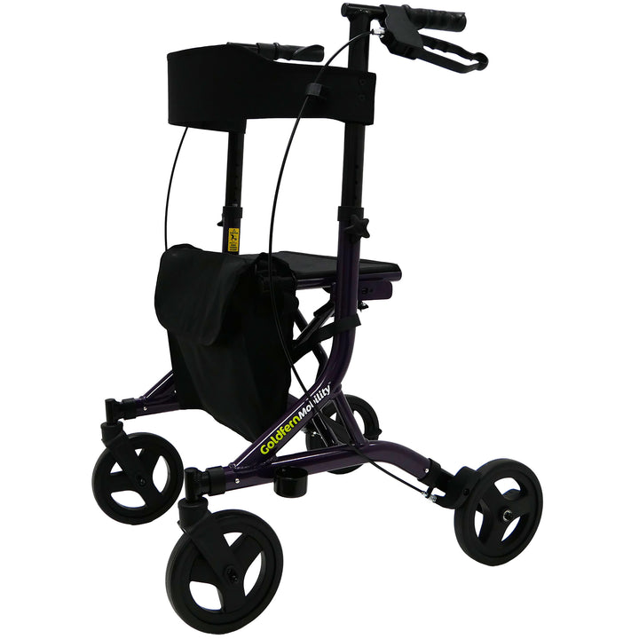 Goldfern X-FOLD Rollator with extended height long handles