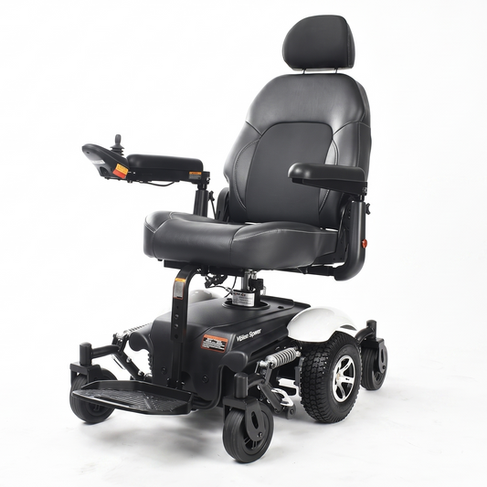 Merits Vision Sports Lift Powerchair P326D Front Quarter View