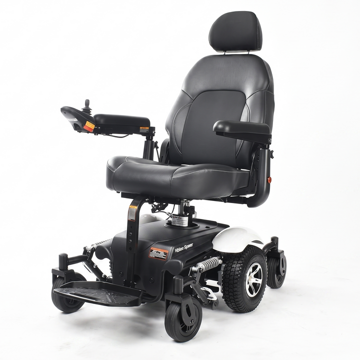 Merits Vision Sports Lift Powerchair P326D Front Quarter View