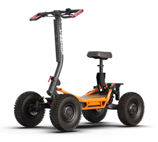 Veehop Organe ATV with Lightweight Seat Accessory
