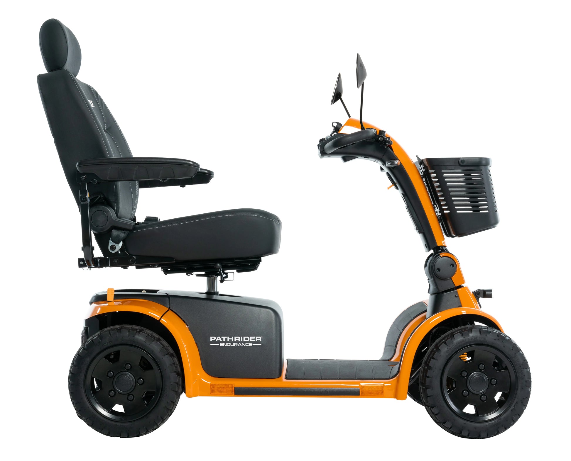 Pride Mobility Pathrider Endurance Mobility Scooter Orange Side View