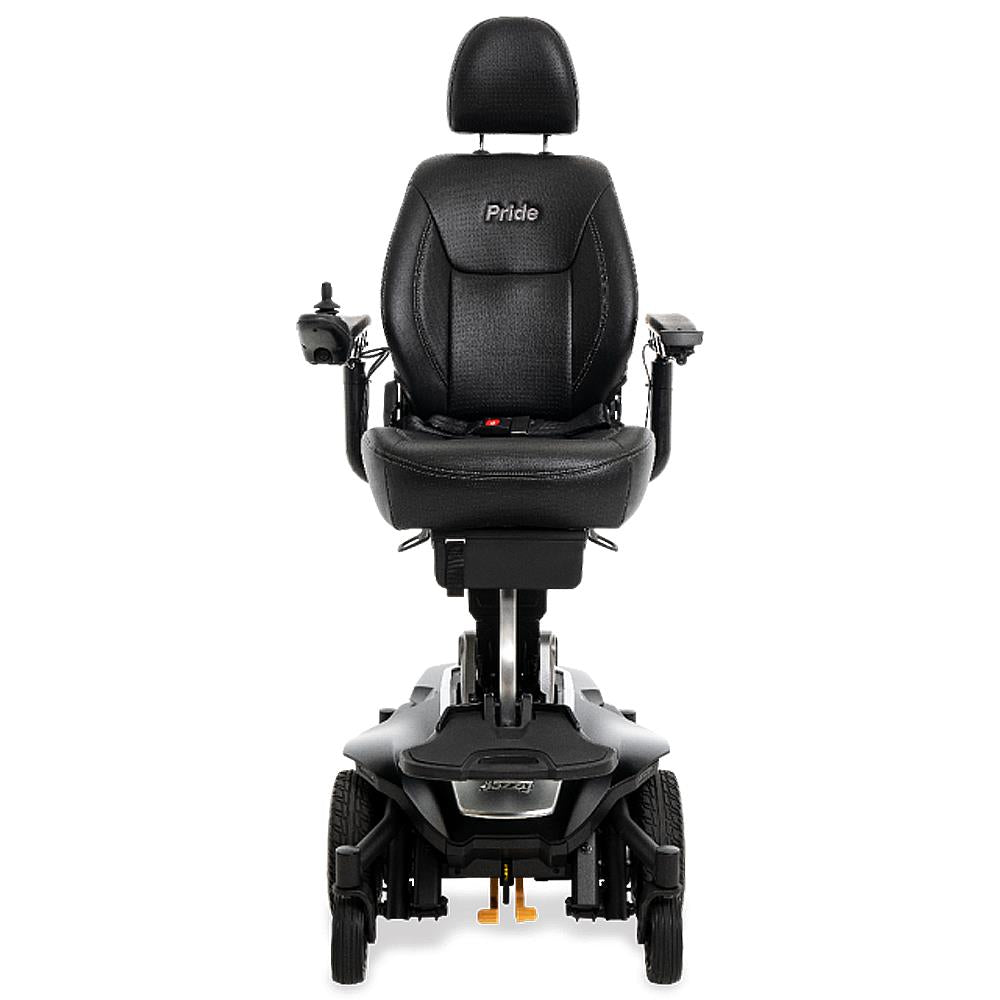 Pride Mobility Jazzy Air 2 Powerchair White Elevated Rear