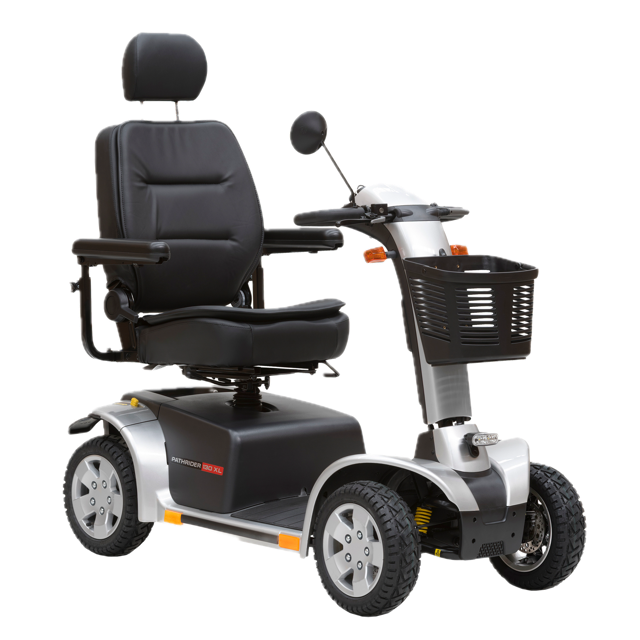 Pride Mobility Pathrider 130 XL Mobility Scooter Silver