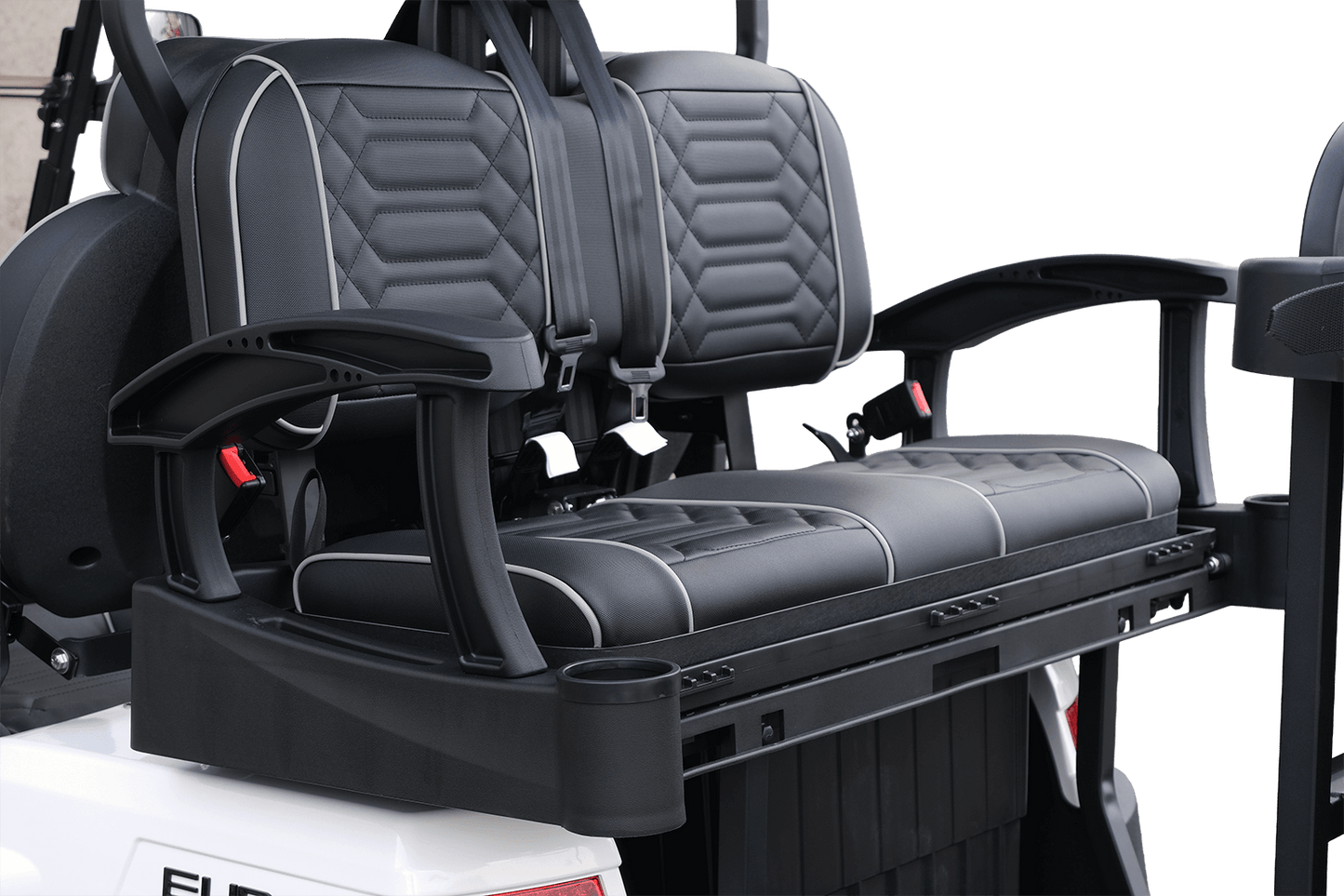 EuroCarts Platinum Edition Golf Cart Rear Facing Seat close up