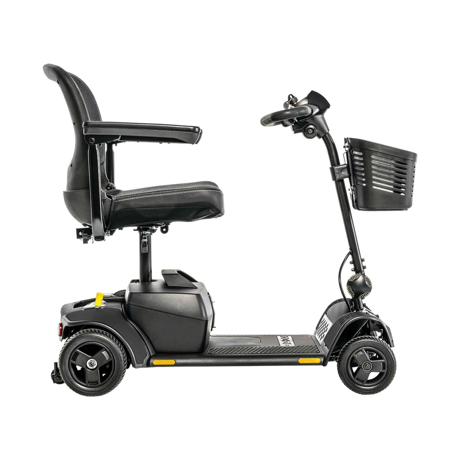 Pride Mobility Go Go Elite Traveller 2 Black Side View