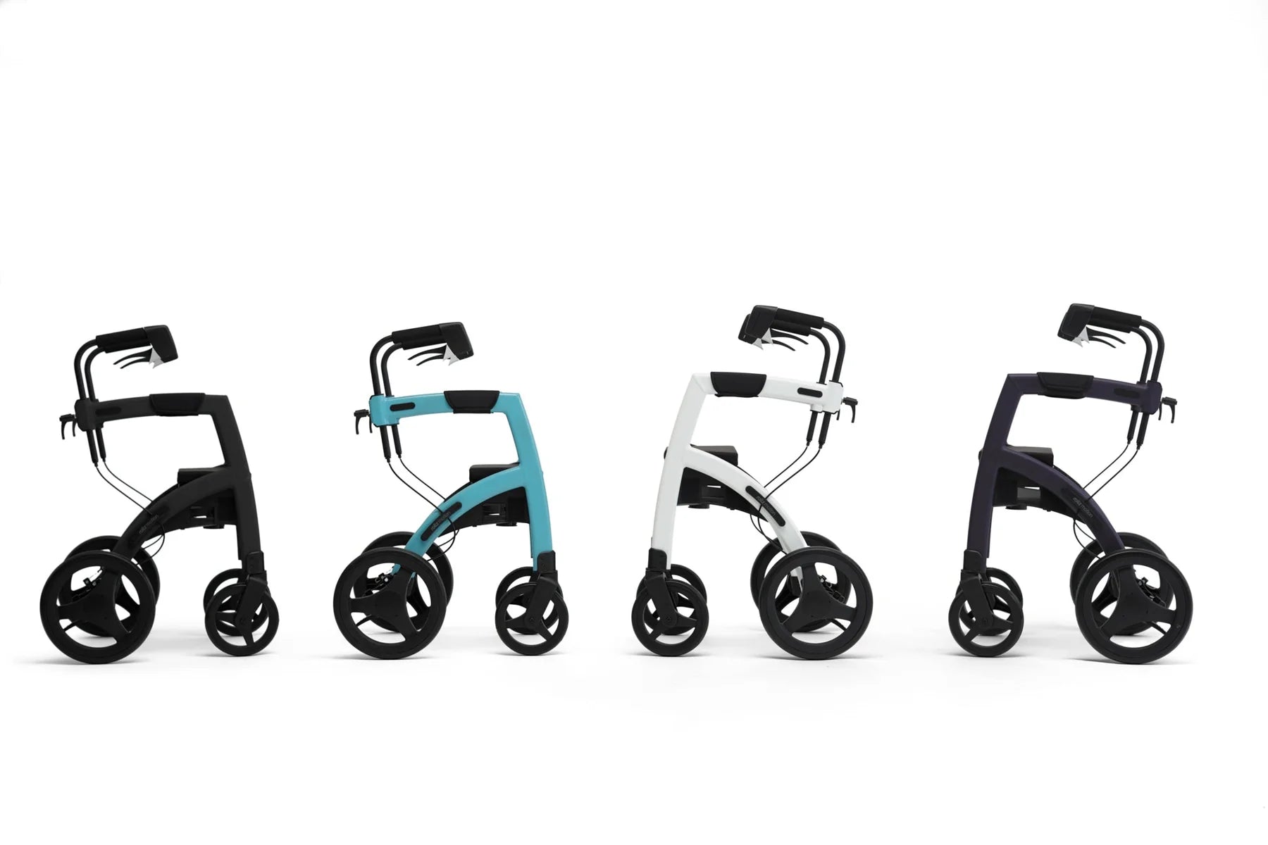 Rollz Motion 2-in-1 Walker Wheelchair Line Up of 4 Colours