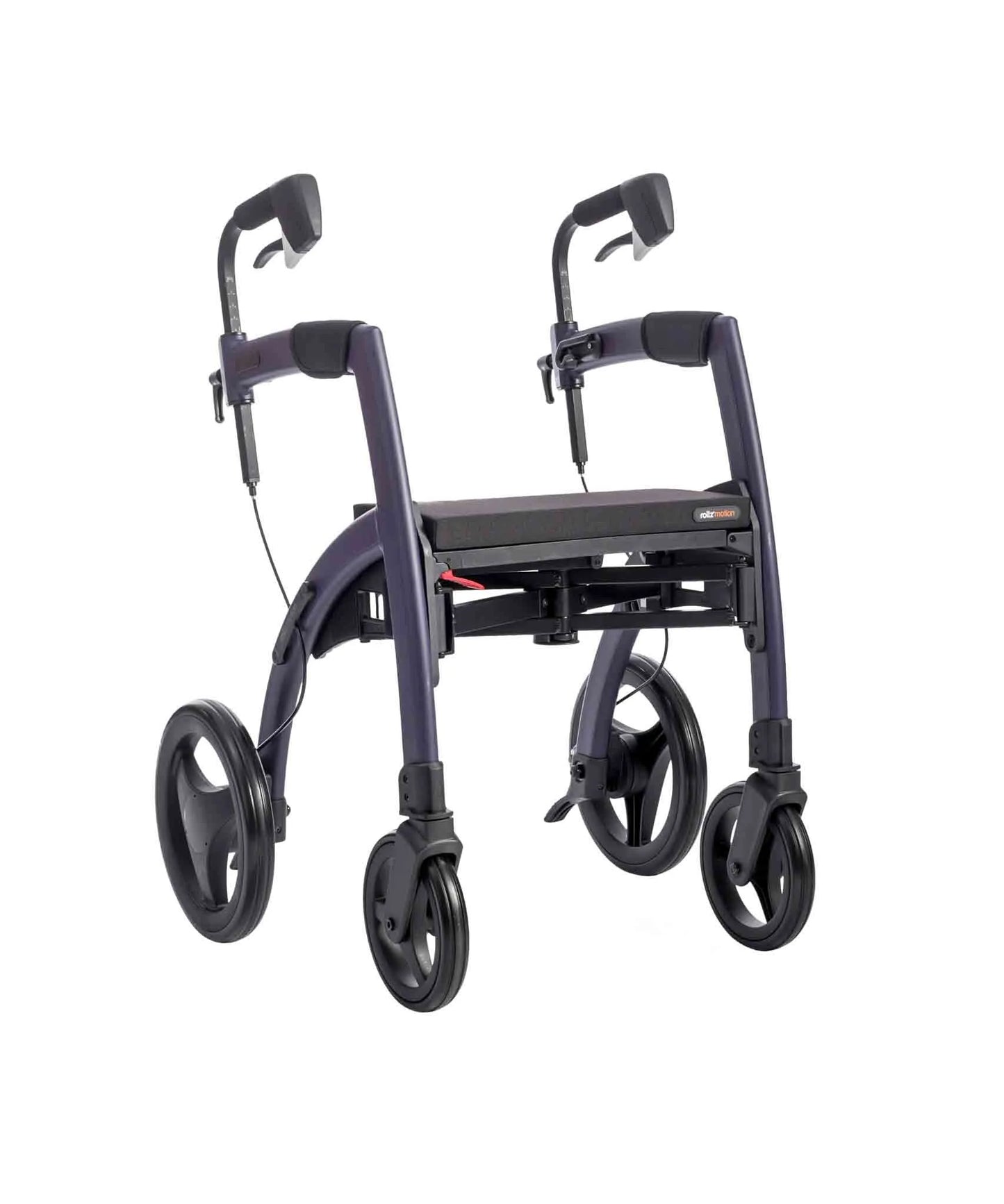 Rollz Motion 2-in-1 Walker Wheelchair Purple as a Walker