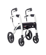 Rollz Motion 2-in-1 Walker Wheelchair White as a walker