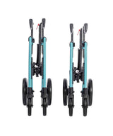 Rollz Motion 2-in-1 Walker Wheelchair Island Blue Folded