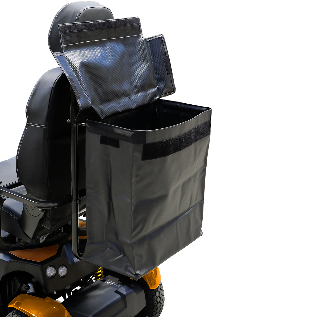 Scooter Backpack with Cane Holder Side open lid