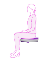 icare Seat Cushion Render in use