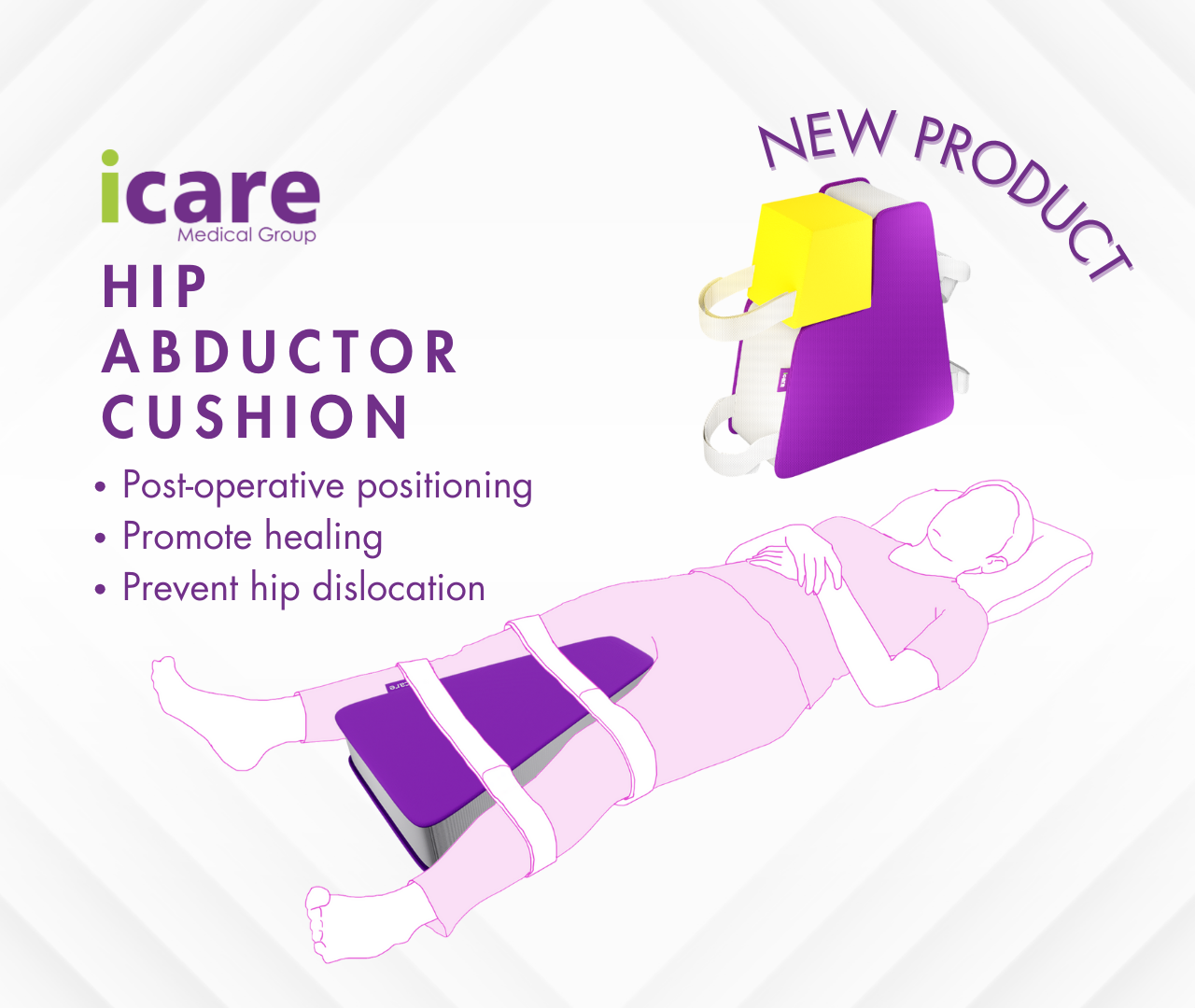 icare Hip Abductor Cushion Information