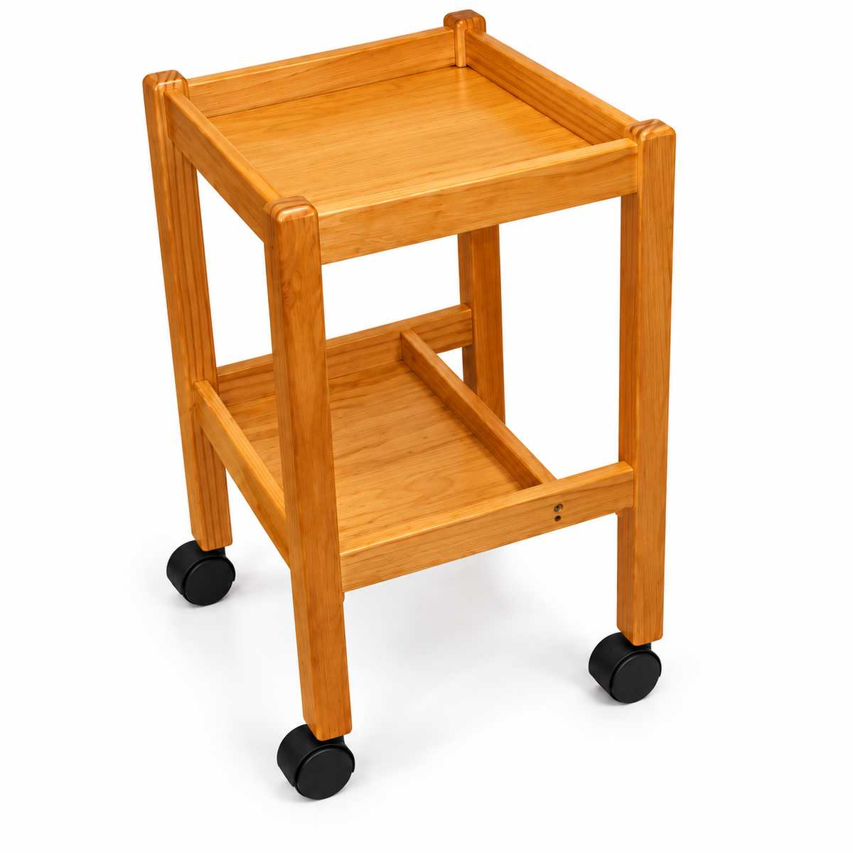 Tas-Tech Wooden Rehabilitation Utility Trolley without a handle