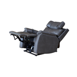 Smoke Theorem Winslow Power Lift Recliner Chair on a white background