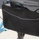  ice blue Goldfern X-FOLD Rollator walker  close up of carry bag