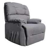 Goldfern Zero Gravity Electric Lift Recliner Steel Grey